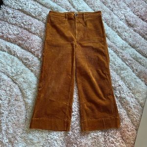 Madewell emmett wide leg crop